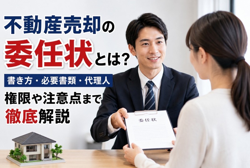 画像1241：不動産売却の委任状とは？書き方・必要書類・代理人の権限や注意点まで徹底解説